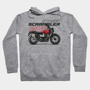 Street Scrambler 900 - Red Hoodie